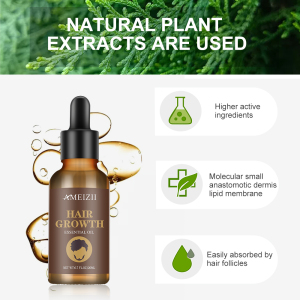 Custom Natural Organic Hair Regrowth Oil Hairloss Treatment Serum Moisturizing Scalp Care Haar Loss Hair Growth Essential Oil