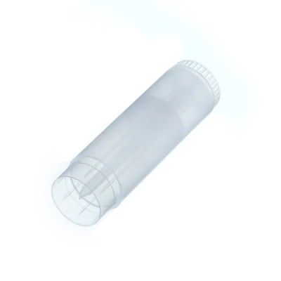 Cute Flat Beautiful PP Plastic Lip Balm Container