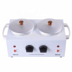 Double aluminum pot wax heater/ towel warmer for beauty salon used