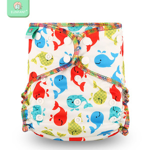 Elinfant new print 3-15kg baby nappy wholesale OEM/ODM reusable washable cloth diapers