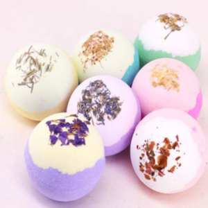 Essential Oil Dried Flower Petal Whitening Moisturizing Bath Salt Ball