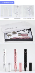 Eyebrow Semi Permanent Makeup Machine Kit Supply PMU Wireless Microblading Pen