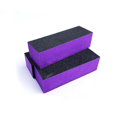 Fast Shipping 500PCS/Case 3 Sides 80/80/100 Nail Buffer Block Sanding Block for SPA Nail Care