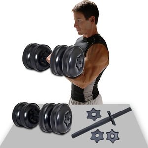 Fitness & Body Building Adjustable 16-20 KG Water Filled Dumbbell Sets for Sale