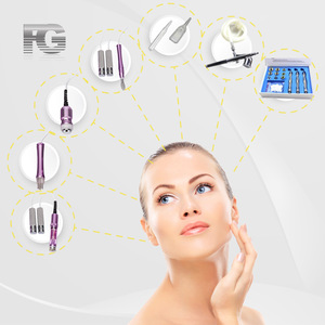 Fogool hot sell 2018 beauty salon skin care 7 in 1 multifunctional microdermabrasion rf facial machine galvanic