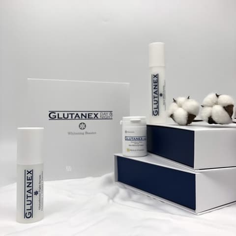 Glutanex Day &amp; Night Kit Total Whitening Care Set 