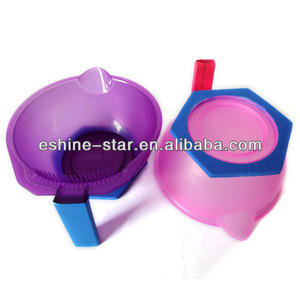 Hair salon equipment plastic hair tinting dyeing bowl