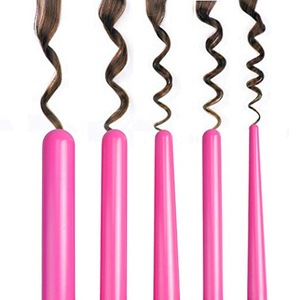 Highly Recommended 5 in 1 Hair Curling Iron Electric Custom Flat Irons with Private Label LCD Display for Long Hair Rotating