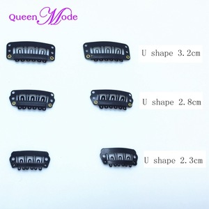 Hot Sale 8-10 Teeth Metal Hair Clips Hair Extension tools Snap Clips For Hair Extension