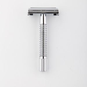 Hot sell double edge safety shaving razor butterfly opening shave razor