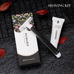 Hotel amenities shaving kit disposable hotel items razor manufacturer 5 star product razor