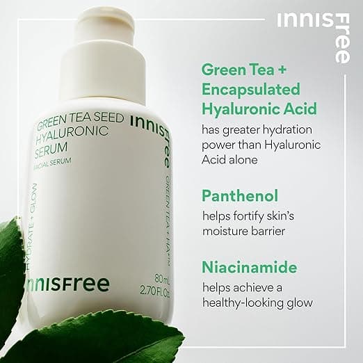 innisfree  Green Tea Seed Hyaluronic Refillable Serum 80ml