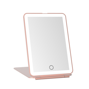 iPad Mini Makeup mirror with light 1000mah built in battery Portable travel make up mirror led