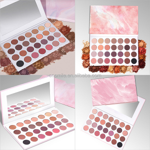 L44 Cosmetics glitter eyeshadow private label custom 18 colors makeup eyeshadow palette