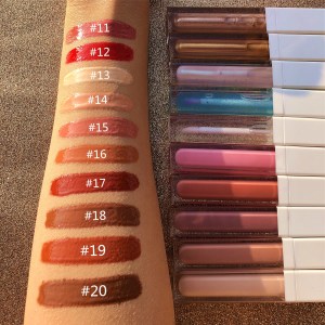 Lip gloss glitter private label clear  lip gloss waterproof moisturizing lipgloss with 10 colors china vendor