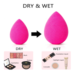 Lowest Price Promotion Make Up Sponge  Foundation Blending Cosmetic Puff Rose Pink Super Soft Beauty Makeup Sponge Blender