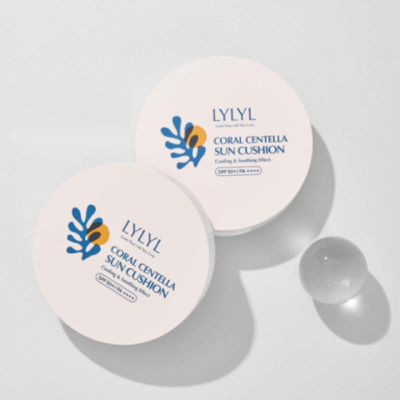 LYLYL Coral Centella Sun Cushion 25g
