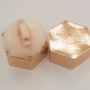 Makeup fairy bomb glittering shimmering flash body face contour cosmetic illuminator plush bronze highlighter ball puff