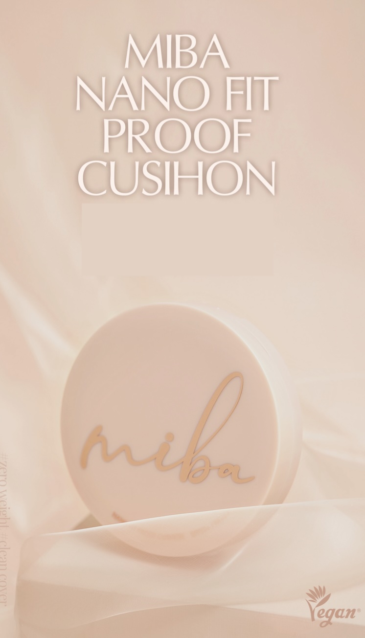 [Miba] nano fit proof cushion, skin care, make up