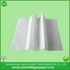 Multifold virgin wood pulp paper hand towel