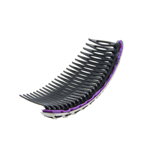Natural Plastic Hair Comb Women Girls Useful Plastic Hair Comb With Shining Pearl