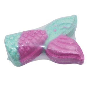 New Arrival Fish Tail Shape Vegan Deep Cleansing Organic Powder Body Washing Bubble Fizzy Bath Bombs