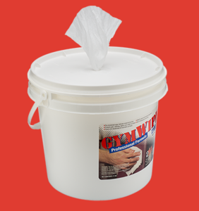 OEM service gym cleaning wet wipes in big tube packing