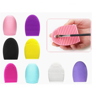 Offer print logo high quality silicone material cheap makeup brush cleaner