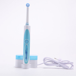 oral hygiene products rotating rechargeable electric toothbrush with 2 brush head