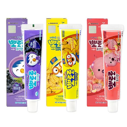 PORORO Toothpaste (Banana, Peach, Grape)