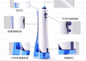 Portable Powerful Oral Irrigator Capacity Floss Dental Water Jet Tooth Cleaning Kit Oral Hygiene For Family Travel