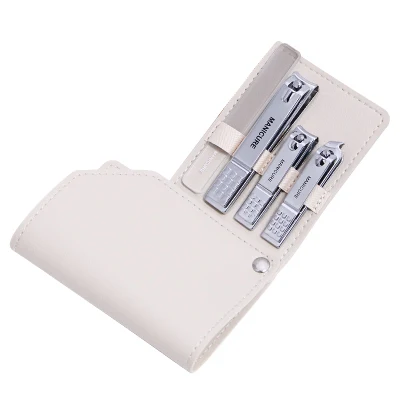 Portable Stainless Steel 4-Piece Nail Clipper and Pedicure Tool Set