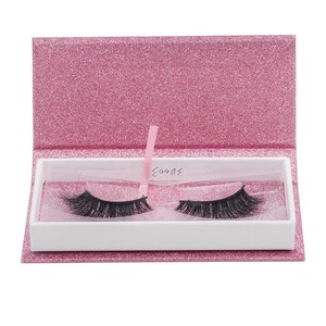 premium 3D  silk lashes faux strip wholesale Top Luxury Fiber Synthetic False eyelash