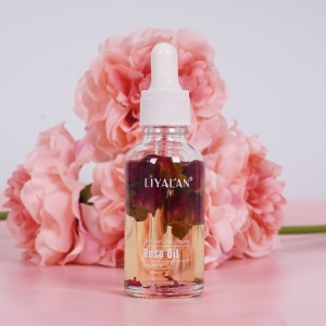 Private label 100% Pure Organic Natural Rose Petal Essential Oils Face Skin Care Body Massage Oil