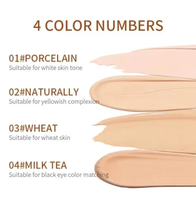 Private Label Long Lasting Control Shine Creamy Concealer Private Label Minimize Fine Lines High Definition Hydrating Concealer