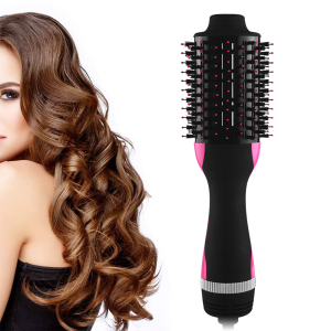 Professional 3 in 1 Volumizer One Step Hot Air Brush Ionic Hair Dryer