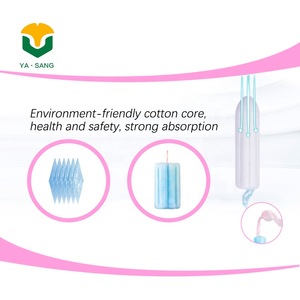 Regular absorbency private label organic cotton tampon