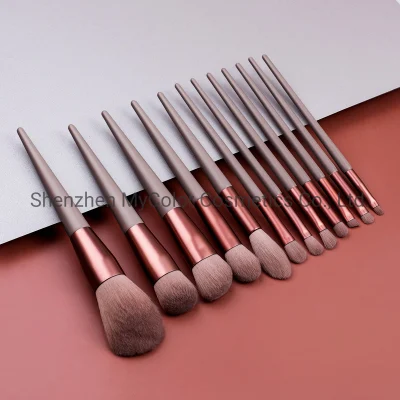 Shenzhen Brushes Factory 13PCS Makeup Brush Set Foundation Powder Eyeshadow Brush Kit