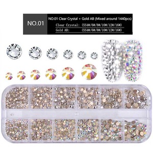 ShiningLife Brand best sell OEM rhinestone design New Fashion rhinestones  nail art