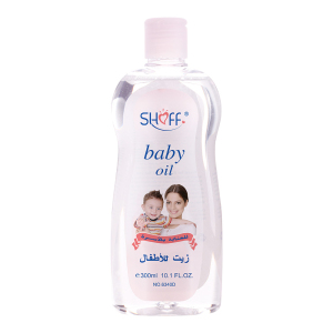 SHOFF 300ML Baby Oil, Mineral Oil Enriched With Shea & Cocoa Butter to Prevent Moisture Loss, Hypoallergenic