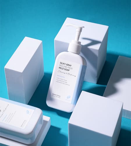 Silky-Gray Rolling Pack Mild Soap Cleanser
