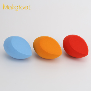 Teardrop Shaped Blender with Two Sections Expanded When Wet Facial Makeup Sponge Puff Cosmetic Powder Puff esponjas