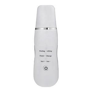 ULTRASONIC EMS GALVANIC FACIAL SKIN CLEANER SKIN SCRUBBER  Rechargeable EMS ultrasonic skin scrubber