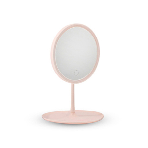 USB Charging Three Color LED Light  Touch Switch  Removable Portable  Desktop Multi-functional 90 Rotation  Makeup Mirror