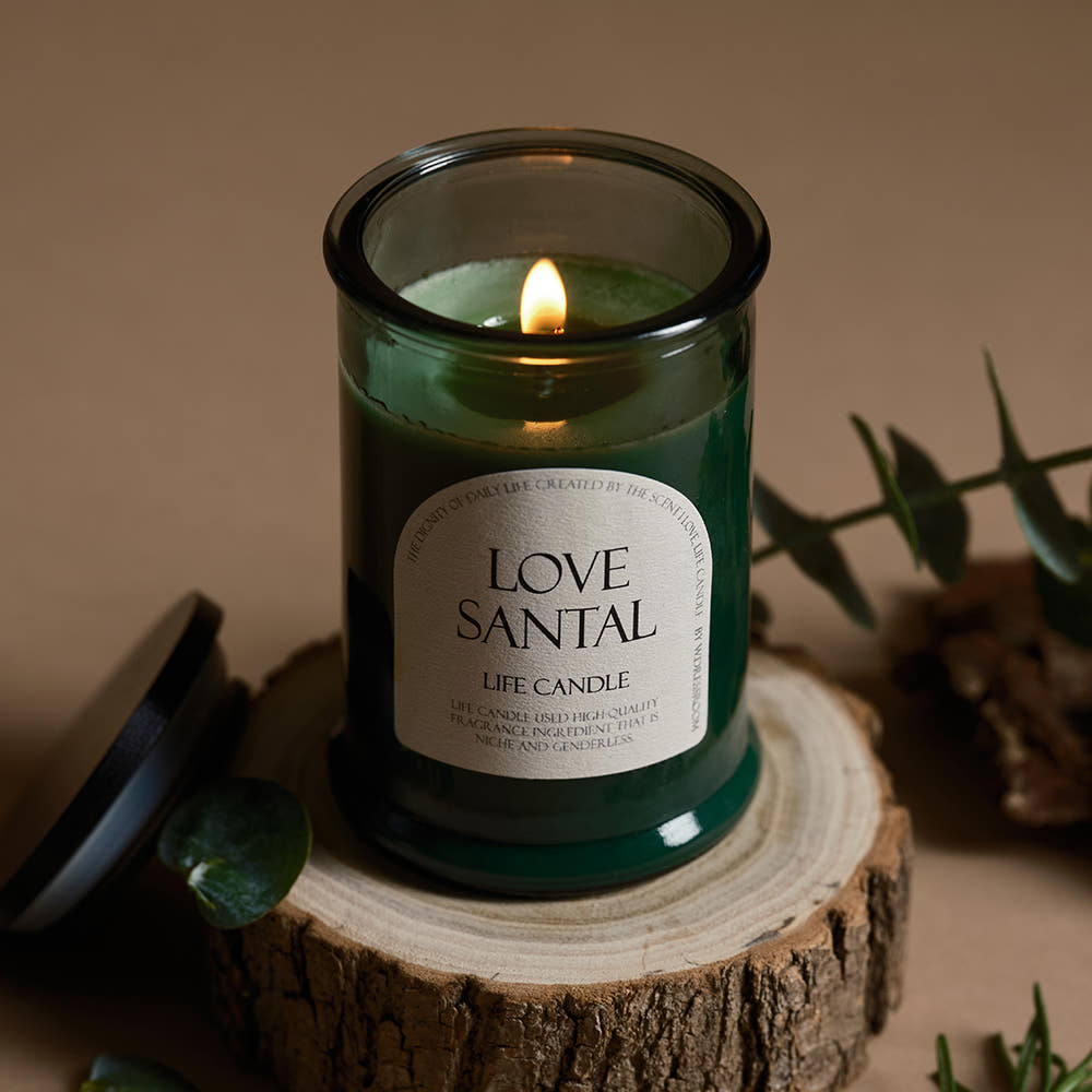 (W.DRESSROOM) Life Candle [Love Santal] 100g