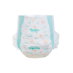 Wholesale bamboo fabric disposable sleepy cute pants bales baby diapers/nappies fastener