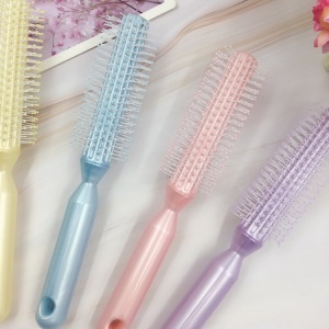 Wholesale professional plastic round massage hair brush