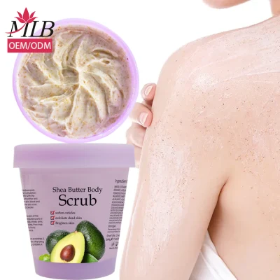 Wholesalers Shea Sugar Scrub Logo Salon Professional Scrub Gel Korea Beauty Body Scrub