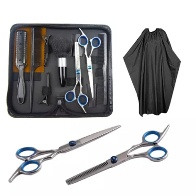 Yaeshii Professional Barber Hair Scissors 13PCS Set Home Stainless Steel Hair Cutting Hair Shears Tools