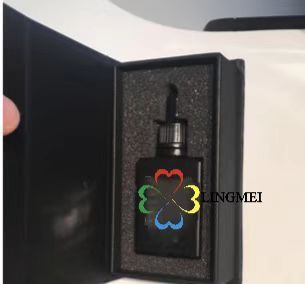 30ml Flat-square beard oil bottle or essential oil bottle with paper gift box